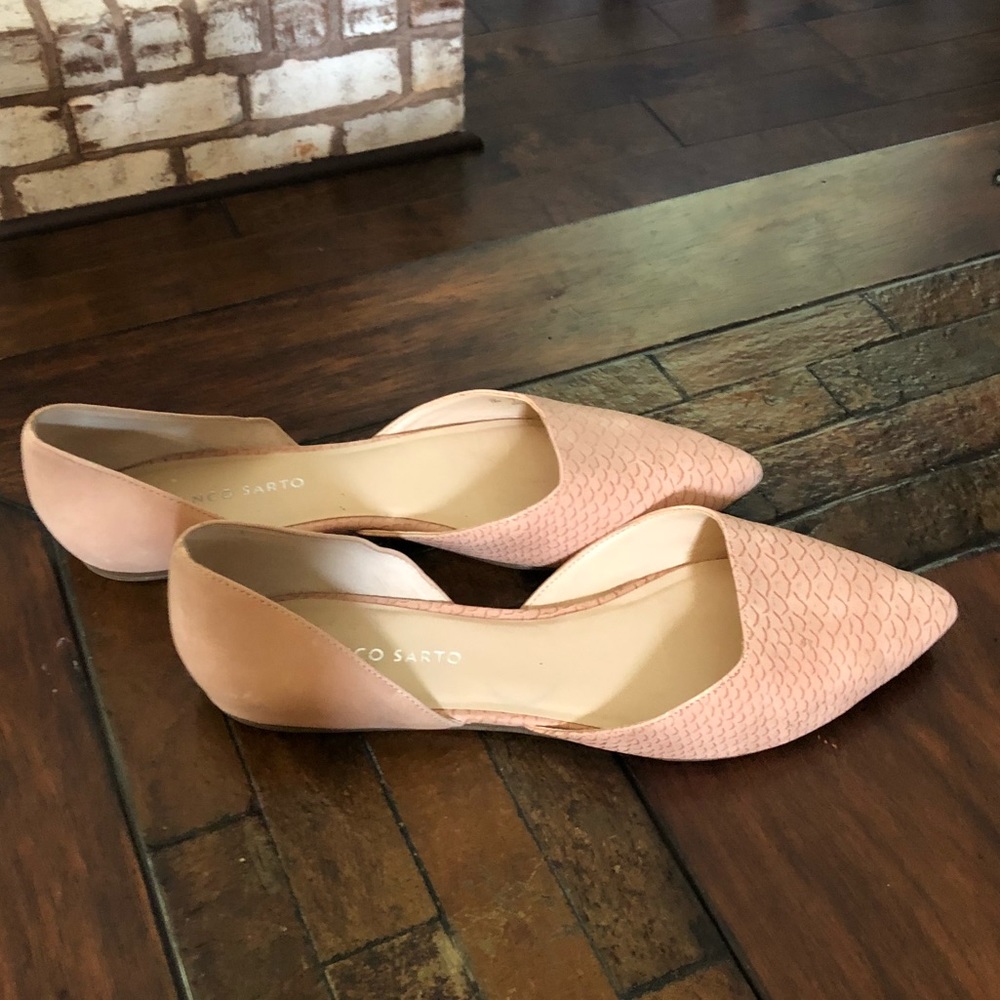 Nude Franco Sarto flats size 10 women’s.
